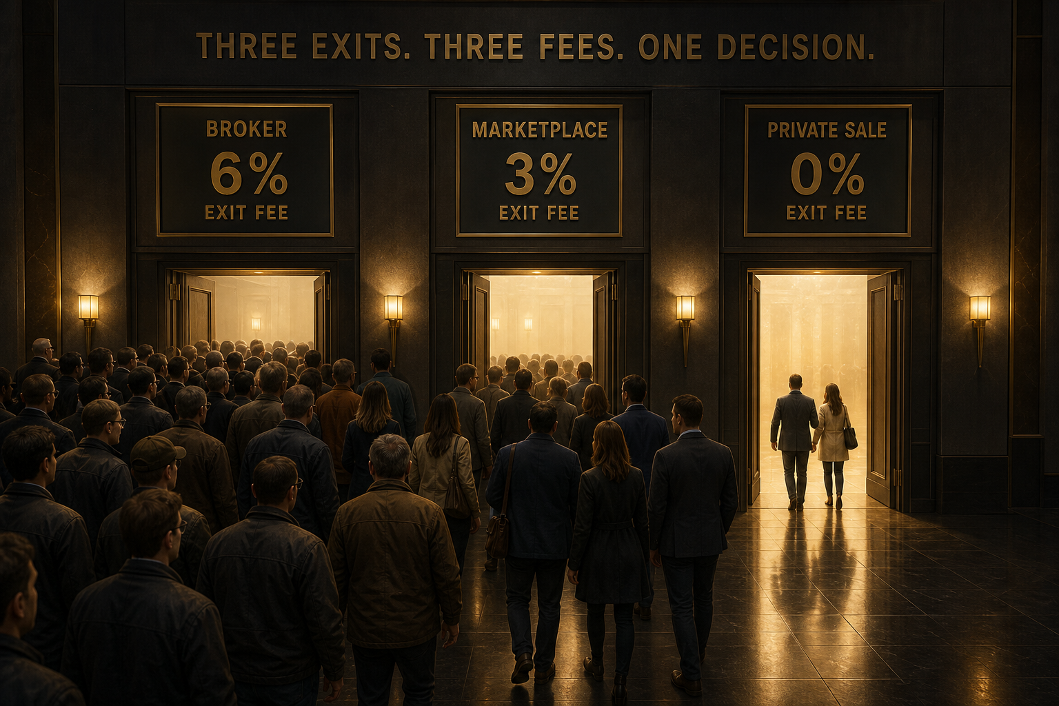 Courtier vs marketplace vs gré à gré : qui te laisse le plus ?